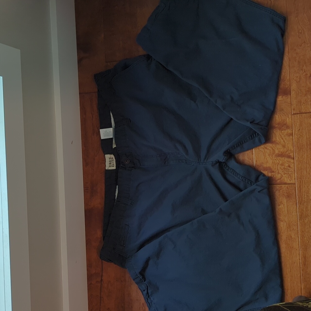 Men's big and tall pants navy blue